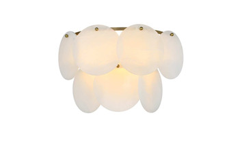 Charlotte 16 inch Alabaster Wall Sconce in Satin Gold (758|1010W16SG-11ST)