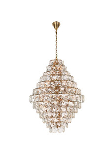 Charlotte 48 inch Round Crystal Chandelier in Satin Gold (758|1010G48SG-01CR)