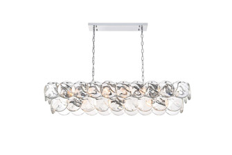 Charlotte 48 inch Rectangle Crystal Chandelier in Chrome (758|1010D48C-01CR)