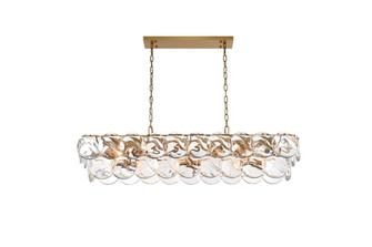 Charlotte 48 inch Rectangle Crystal Chandelier in Satin Gold (758|1010D48SG-01CR)