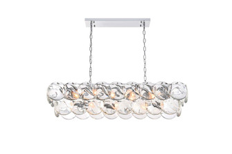 Charlotte 42 inch Rectangle Crystal Chandelier in Chrome (758|1010D42C-01CR)