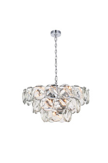 Charlotte 28 inch Crystal Chandelier in Chrome (758|1010D28C-01CR)