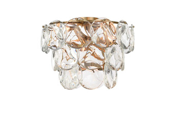 Charlotte 20 inch Crystal Flush Mount in Satin Gold (758|1010F20SG-01CR)