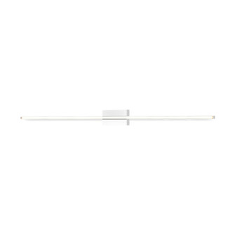 Vega Minor 48-in White Dimmable LED Wall Sconce (461|WS18248-WH-UNV)