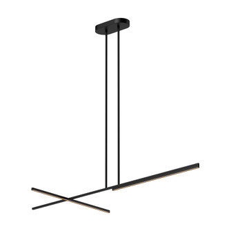 Shift 60-in Black Dimmable LED Linear Pendant (461|LP28760-BK-UNV-010)