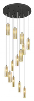 Crown Point - 13 Light - 32 inch - Brushed Satin Nickel - Multi Pendant (3442|132BK-B-13P-SN-G434-12ME)