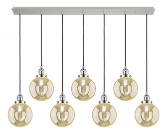 Beacon - 7 Light - 52 inch - Polished Chrome - Linear Pendant (3442|127F-7P-PC-G208-8)