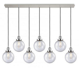 Beacon - 7 Light - 52 inch - Polished Chrome - Linear Pendant (3442|127F-7P-PC-G204-8)