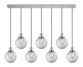 Beacon - 7 Light - 52 inch - Polished Chrome - Linear Pendant (3442|127F-7P-PC-G202-8)