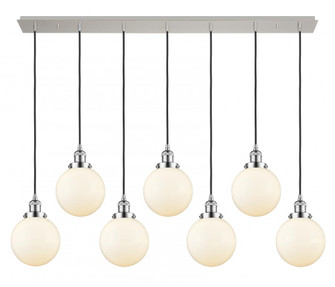 Beacon - 7 Light - 52 inch - Polished Chrome - Linear Pendant (3442|127F-7P-PC-G201-8)