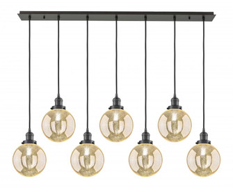 Beacon - 7 Light - 52 inch - Oil Rubbed Bronze - Linear Pendant (3442|127F-7P-OB-G208-8)