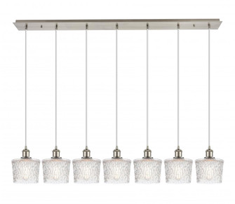 Niagara - 7 Light - 50 inch - Brushed Satin Nickel - Linear Pendant (3442|127B-7P-SN-G402)