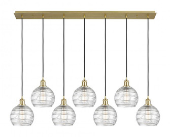 Athens - 7 Light - 52 inch - Satin Gold - Linear Pendant (3442|127B-7P-SG-G122-8)
