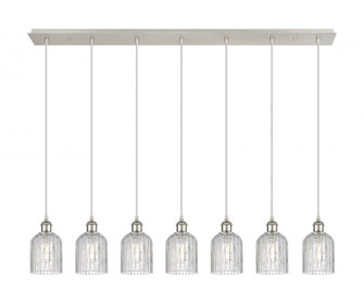 Bridal Veil - 7 Light - 49 inch - Polished Nickel - Linear Pendant (3442|127B-7P-PN-G559-5CL)