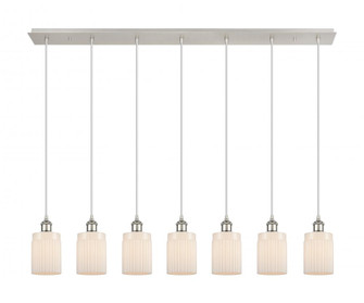 Hadley - 7 Light - 48 inch - Polished Nickel - Linear Pendant (3442|127B-7P-PN-G341)