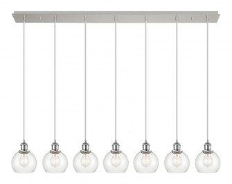Athens - 7 Light - 49 inch - Polished Chrome - Linear Pendant (3442|127B-7P-PC-G122-6)