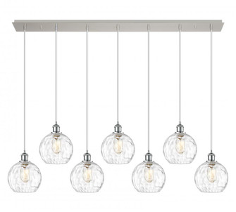 Athens Water Glass - 7 Light - 52 inch - Polished Chrome - Linear Pendant (3442|127B-7P-PC-G1215-8)