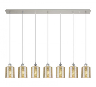 Cobbleskill - 7 Light - 49 inch - Polished Chrome - Linear Pendant (3442|127B-7P-PC-G116)