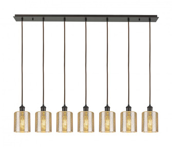 Cobbleskill - 7 Light - 49 inch - Oil Rubbed Bronze - Linear Pendant (3442|127B-7P-OB-G116)