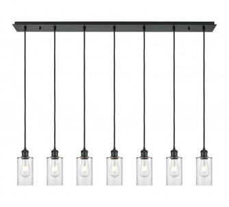 Clymer - 7 Light - 47 inch - Matte Black - Linear Pendant (3442|127B-7P-BK-G802)