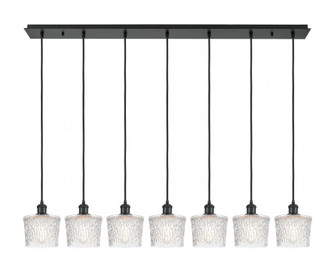Niagara - 7 Light - 50 inch - Matte Black - Linear Pendant (3442|127B-7P-BK-G402)