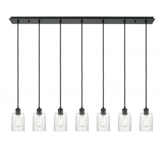 Hadley - 7 Light - 48 inch - Matte Black - Linear Pendant (3442|127B-7P-BK-G342)