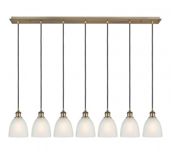 Castile - 7 Light - 50 inch - Brushed Brass - Linear Pendant (3442|127B-7P-BB-G381)