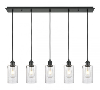Clymer - 5 Light - 35 inch - Matte Black - Linear Pendant (3442|125B-5P-BK-G804)