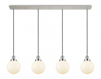 Beacon - 4 Light - 52 inch - Polished Chrome - Linear Pendant (3442|124F-4P-PC-G201-8)