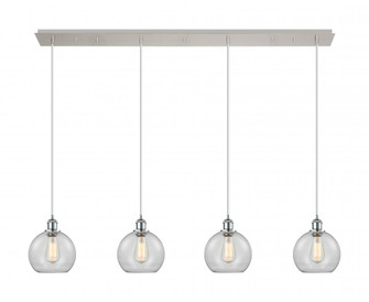 Athens - 4 Light - 52 inch - Polished Chrome - Linear Pendant (3442|124B-4P-PC-G122-8)