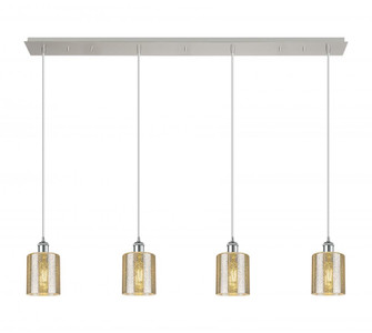 Cobbleskill - 4 Light - 49 inch - Polished Chrome - Linear Pendant (3442|124B-4P-PC-G116)