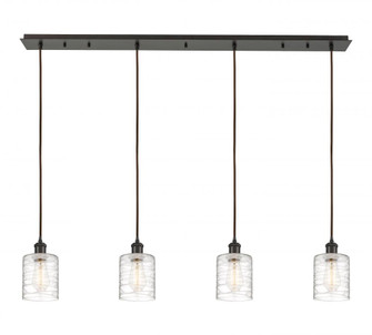 Cobbleskill - 4 Light - 49 inch - Oil Rubbed Bronze - Linear Pendant (3442|124B-4P-OB-G1113)