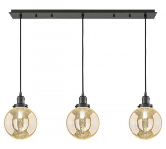 Beacon - 3 Light - 40 inch - Oil Rubbed Bronze - Linear Pendant (3442|123F-3P-OB-G208-8)