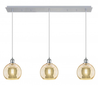 Athens - 3 Light - 40 inch - Polished Chrome - Linear Pendant (3442|123B-3P-PC-G128-8)