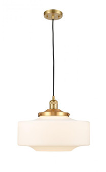 Bridgeton - 1 Light - 16 inch - Satin Gold - Cord hung - Mini Pendant (3442|201C-SG-G691-16)