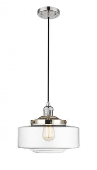 Bridgeton - 1 Light - 12 inch - Polished Nickel - Cord hung - Mini Pendant (3442|201C-PN-G692-12-LED)