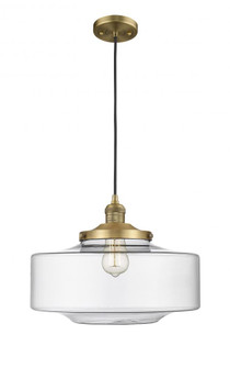 Bridgeton - 1 Light - 16 inch - Brushed Brass - Cord hung - Mini Pendant (3442|201C-BB-G692-16-LED)