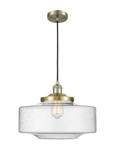 Bridgeton - 1 Light - 16 inch - Antique Brass - Cord hung - Mini Pendant (3442|201C-AB-G694-16-LED)