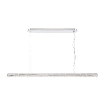 Golden Lighting Crystallo Integrated LED Island Light in Polished Nickel (36|3726-LP64 PN-CY)