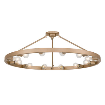 Golden Lighting Castile 12-light Semi-Flush Mount in French Gold (36|1019-12SF FRG)