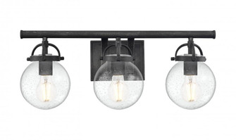 Latreille - 3 Light - 22 inch - Weathered Zinc - Bath Vanity Light (3442|416-3W-WZ-G204-6)