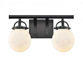 Latreille - 2 Light - 16 inch - Matte Black - Bath Vanity Light (3442|416-2W-BK-G201-6)