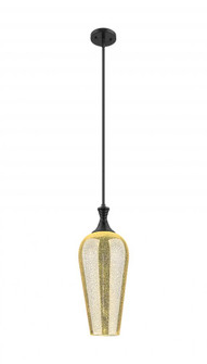 Chelsea - 1 Light - 10 inch - Matte Black - Mini Pendant (3442|415-1S-BK-G456-8ME)