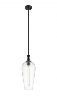 Chelsea - 1 Light - 10 inch - Matte Black - Mini Pendant (3442|415-1S-BK-G456-8CL)