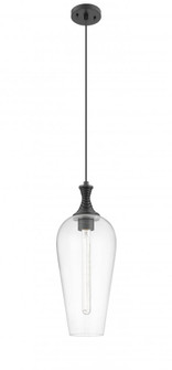 Chelsea - 1 Light - 10 inch - Matte Black - Cord hung - Mini Pendant (3442|415-1P-BK-G456-8CL)