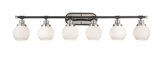 Saybrook - 6 Light - 48 inch - Black Polished Nickel - Bath Vanity Light (3442|340-6W-BPN-G3401-6)