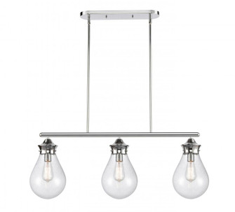 Genesis - 3 Light - 39 inch - Polished Chrome - Stem hung - Island Light (3442|414-3I-PC-G4144-8)