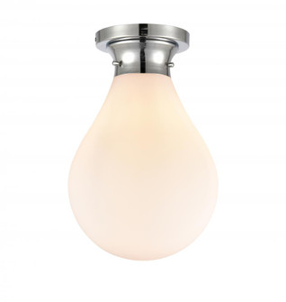 Genesis - 1 Light - 10 inch - Polished Chrome - Flush Mount (3442|414-1F-PC-G4141-10)