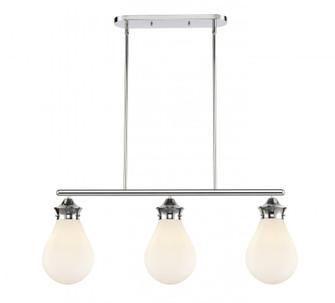 Genesis - 3 Light - 39 inch - Polished Chrome - Stem hung - Island Light (3442|414-3I-PC-8W)