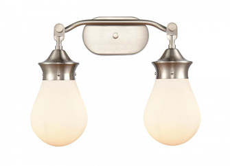 Genesis - 2 Light - 18 inch - Satin Nickel - Bath Vanity Light (3442|414-2W-SN-6W-LED)